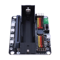 Mini Micro:bit Breakout Board 18650 Battery Powered Microbit Adapter Board I2C IIC Ports Robotbit V2.0 Python Programming