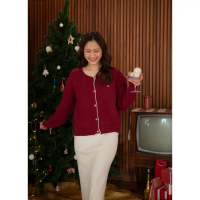 avo candy cane cardigan เสื้อ คาดิแกน  เสื้อคลุมแขนยาว ผู้หญิง เสื้อคลุมกันแดด uv แจ็กเก็ตผู้หญิง เบ