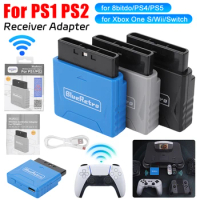 For 8bitdo/PS4/PS5 Wireless Controller Receiver Adapter Game Console Gamepad Adapter Converter for 8bitdo/Xbox One S/Wii/Switch