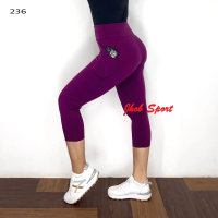 Legging Pendek 7/8 Wanita/Legging Olahraga/Celana Senam Zumba Gym Fitnes Outdoor