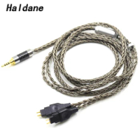 Haldane Gun-Color 16core High-end Silver Plated Headphone Replace Upgrade Cable for SENNHEISER HD600 HD650 HD600s HDxx x HD580