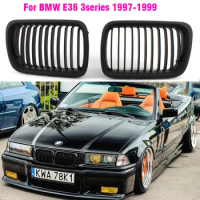 BLACK E36 Grille ABS Front Replacement Hood Kidney Grill For BMW E36 97 98 99 for BMW 318i 323i 325i 320i 328i