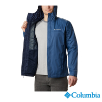 Columbia 哥倫比亞 男款 Omni-Tech防水快排外套-藍色 URE24330BL /S22