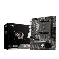 【MSI 微星】B550M-A PRO 主機板+AMD R5 5800XT MPK 裸裝含風扇/8核16緒(M+C組合包)