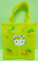 【震撼精品百貨】Hello Kitty 凱蒂貓 迷你網袋手提袋 黃水果  震撼日式精品百貨