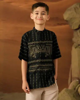 Heaven Lights Prive - Damira Koko Kids - Baju Koko Atasan Anak Laki-Laki 10Y Classic Maroon