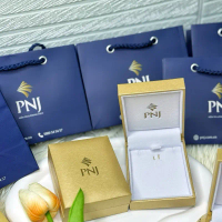 Hộp PNJ Dây chuyền / Lắc Tay/ lắc chân Chính hãng New ( Vỏ hộp không kèm trang sức)