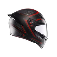 Helm Full Face - AGV K1 S Sling Matt Black Red M