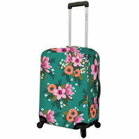 《DQ&amp;CO》24吋行李箱套(花漾綠) | 行李防塵袋 收納袋