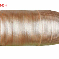 2.5mm Indy Pink Nylon Cord+Jewelry Findings Accessories Rattail Stain Macrame Rope Bracelet Beading Cords 250m/roll