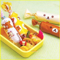 asdfkitty*日本製 san-x 懶懶熊/拉拉熊.懶妹小雞長條飯糰包裝紙-也可包吐司麵包-正版