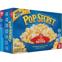 พร้อมส่ง-COD PopSecret Microwave Popcorn ป๊อปซีเคร็ท ป๊อปคอร์น ไมโครเวฟ (1 กล่องมี 3 ซอง) major cre