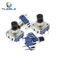 5PCS 360 Degree Rotary Encoder EC12 RE12 Audio Encoder Coding 5Pin 24 Position With Push Button Switch Handle Length 12.5MM