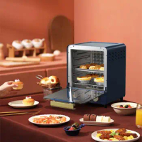 15L vertical electric oven, multifunctional oven, household three-layer explosion-proof mirror electric oven