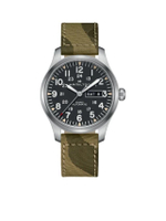 นาฬิกาข้อมือ Khaki Field Day Date Auto รุ่น H70535031 Black
