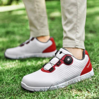 Men's golf shoes brand spikeless shoes comfortable outdoor training walking sports shoes men's golf coach shoes37-46