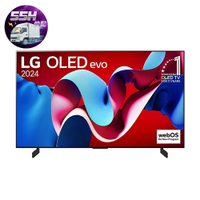 LG樂金 55小時快配 42型 OLED evo 4K AI 語音物聯網 C4 極緻系列 OLED42C4PTA