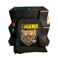A3 Size DTG DTF Printer PET Film Gilding Transfer Printing Machine With Air Suction Table White Ink Stirring Function