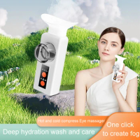 Eye Care Nano Sprayer 10mL Moisturizing Water Mist Steam Steamer Rechargeable Eye Wash Beauty Skin Face Steam Machine Sprayer