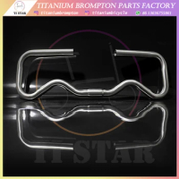 Titanium brompton P handle bar customized