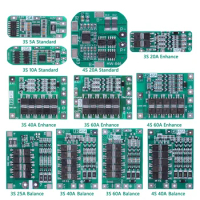 3S/4S Li-ion Lithium Battery Charger Protection Board 5A 10A 20A 25A 40A 60A 18650 BMS For Drill Motor 12.6V/14.8V with Balance