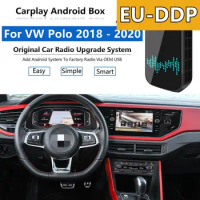 Radio Carplay upgrade Android Auto Audio For Volkswagen Polo 2018 - 2020 Apple Wireless AI Box Car Multimedia Player Mirror Link