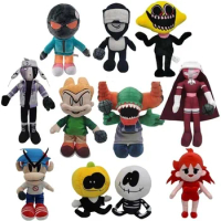 Hot Game Friday Night Funkin Plush Toys Cute Anime Spooky Month Skid Pump FNF Sarvente Ruvyzvat Garcello Stuffed Dolls Gift