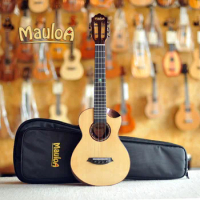mauloa 26 inch Ukulele Tenor Picea Asperata Hawaiian Professional Four String Guitar With Bag/Tuner/Capo/Strap
