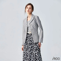 【iROO】條紋經典西裝外套