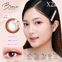 SOFTLENS X2 BIO BROWN BYONCE ( NORMAL S/D -10.00 )14.5mm Box Eye