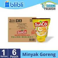 SUNCO Minyak Goreng [2 Liter/1 Dus/6 Pouch]