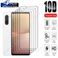 4PCS Tempered Glass For Sony Xperia 1 V IV III Lite II 1V 10V 1IV 10IV 5IV 1III 10III 5III 1II 10II 5II Screen Protector Film