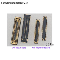 2pcs For Samsung Galaxy J4+ LCD display screen FPC connector J4 Plus J415 J410 logic on motherboard mainboard J4plus