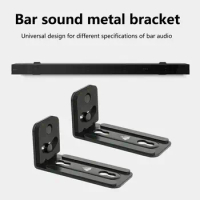 Soundbar Rack Universal Accessories Universal Sound Bar Wall Mount Bracket Metal Soundbar Stand Speaker Accessories