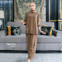 NESYA GHINA ONE SET/TEBUS MURAH/GHINA FASHION/ RAYON PREMIUM/ DASTER BLOUSE