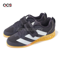 adidas 舉重鞋 adipower Weightlifting III 男女鞋 黑橘 魔鬼氈 穩定 訓練鞋 IG1773