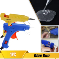 20W Hot Glue Gun with Glue Stick Glue Stick Mini Electric Gun Temp Heater Melt Graft Repair Tool 7mm*200mm Heat Temperature Tool