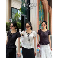 UIUI | MOYOU TOP เสื้อแขนตุ๊กตาลายจุด