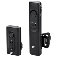 JJC 2.4GHz Wireless Remote Control for Canon RS-80N3/TC-80N3 RS-60E3 Nikon MC-30/MC-36/MC-30A Sony RM-SPR1 Fujifilm RR-100