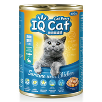 IQ CAT 聰明貓罐頭 - 海陸雙拼口味 400G