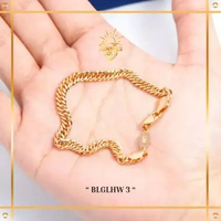 GELANG EMAS RANTAI SISIK NAGA EMAS ASLI KADAR 8K (375) KODE BLGLHW 3 SUNNIES GALLERY