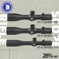 Discovery Compact Hunting Optical Sight Riflescope FFP 3-12x40 4-16x40 6-24x40 Side Focus First Focal Plane Rifle Scope For .308
