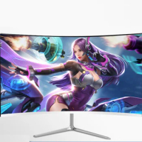 Curved 1k Gaming Monitor 32 Inch 75hz Gaming Monitor With Dp speaker