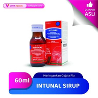 Intunal Sirup untuk Meringankan Gejala Flu (60 ml)