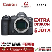 BKP Canon EOS R6 Body Only Mirrorless Camera Original Resmi Black