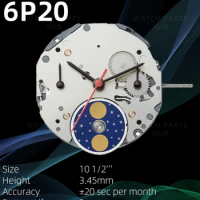 New Genuine Miyota 6P20 Watch Movement Citizen Original Quartz Mouvement Automatic Movement watch parts