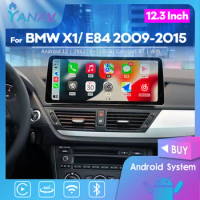 iDrive Android 12 Car Radio For BMW X1 E84 2009-2017 CIC GPS Navigation Multimedia player screen android autocarplay radio 128GB