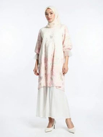 Eprise Yasmine Gamis Lengan Panjang PINK FP757C | Terusan Wanita Muslim | Dress Lebaran Idul Ftiri X