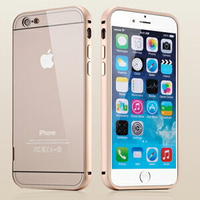iPhone 6 4.7吋 Plus 5.5吋 手機殼 金屬 鋁合金 邊框殼 保護殼 i6 6S 『無名』 H12100