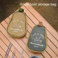 Cutlery Storage Bag Practical 2 Colors Cookware Storage Bag Camping BBQ Sierra Cup Carrying Case Camping Accessories